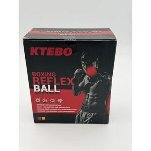 KTEBO Boxing Reflex Ball Set Unisex OS Black Red Yellow New Training Gear